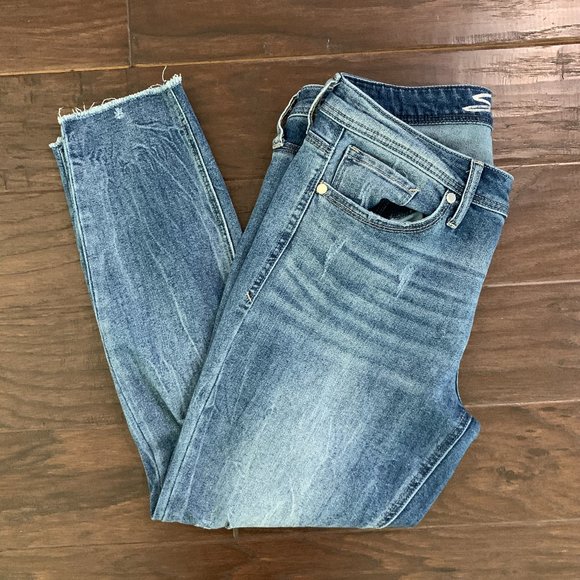 Gently Worn Seven 7 Limited Edition MidRise Stretch Novelty Ashbury Skinny Jeans - Picture 2 of 16